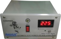 View Rahul V-444 c Digital 1 KVA/4 AMP 140-280 Volt 5 Step 1 Computers/Washing Machine/Refrigerator 180 Ltr to 290 Ltr Auto Matic Copper Automatic Digital Voltage Stabilizer Digital Auto Matic Stabilizer(Smook Gray) Home Appliances Price Online(RAHUL)