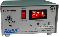 Rahul 1023 DLX c Digital 700 VA/2.5 AMP 140-280 Volt 3 Step 1 Washing Machine/Refrigerator 90 Ltr to 220 Ltr Auto Matic Digital Voltage Stabilizer Auto Matic Stabilizer(Smook Gray)   Home Appliances  (RAHUL)