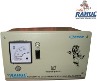 RAHUL BASE-2 C 2.5 KVA/10 AMP 140-280 VOLT 3 STEP 2Computers Set/Deep Fridge 100 Ltr to 360 Ltr Auto Matic Copper Voltage Stabilizer(LG GRAY)   Home Appliances  (RAHUL)