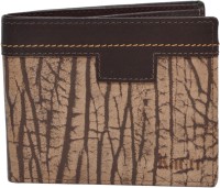 KNOTT Men Brown Genuine Leather Wallet(8 Card Slots)