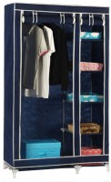 View Novatic Carbon Steel Collapsible Wardrobe(Finish Color - Navy Blue) Furniture (Novatic)