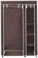 Novatic Carbon Steel Collapsible Wardrobe(Finish Color - Dark Brown)   Furniture  (Novatic)