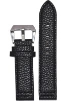 KOLET Dotted 22B 22 mm Genuine Leather Watch Strap(Black)