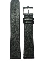 KOLET Slim DR20B 20 mm Genuine Leather Watch Strap(Black)