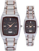 Faleda P6157TTB-DATE Standred Analog Watch  - For Couple   Watches  (Faleda)