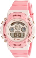 Vizion 8552B-3PINK Sports Series Digital Watch For Boys