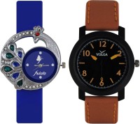 Frida Designer VOLGA Beautiful New Branded Type Watches Men and Women Combo50 VOLGA Band Analog Watch  - For Couple   Watches  (Frida)