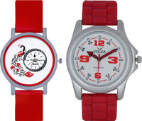 View Frida Designer VOLGA Beautiful New Branded Type Watches Men and Women Combo151 VOLGA Band Analog Watch  - For Couple Wrist Watches Price Online(Frida)