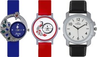 Frida Designer VOLGA Beautiful New Branded Type Watches Men and Women Combo487 VOLGA Band Analog Watch  - For Couple   Watches  (Frida)