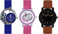 Frida Designer VOLGA Beautiful New Branded Type Watches Men and Women Combo420 VOLGA Band Analog Watch  - For Couple   Watches  (Frida)