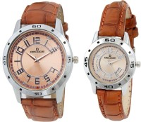 Decode Perfect Couple Brown ELEGANT Analog Watch  - For Couple   Watches  (Decode)