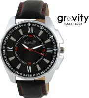 Gravity GXBLK57 Analog Watch  - For Men   Watches  (Gravity)