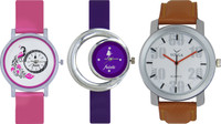View Frida Designer VOLGA Beautiful New Branded Type Watches Men and Women Combo576 VOLGA Band Analog Watch  - For Couple Wrist Watches Price Online(Frida)