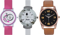 Frida Designer VOLGA Beautiful New Branded Type Watches Men and Women Combo645 VOLGA Band Analog Watch  - For Couple   Watches  (Frida)