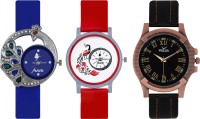 Frida Designer VOLGA Beautiful New Branded Type Watches Men and Women Combo498 VOLGA Band Analog Watch  - For Couple   Watches  (Frida)