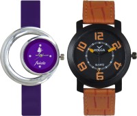 Frida Designer VOLGA Beautiful New Branded Type Watches Men and Women Combo125 VOLGA Band Analog Watch  - For Couple   Watches  (Frida)