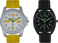 View Volga Branded Leather Quality Designer Dial Diwali Special Combo113 Designer Sport Looks WaterProof Mens Watch Analog Watch  - For Men Wrist Watches Price Online(Volga)