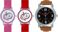 Frida Designer VOLGA Beautiful New Branded Type Watches Men and Women Combo614 VOLGA Band Analog Watch  - For Couple   Watches  (Frida)