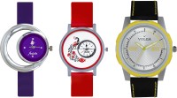 Volga Designer FVOLGA Beautiful New Branded Type Watches Men and Women Combo179 VOLGA Band Analog Watch  - For Couple   Watches  (Volga)