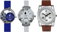 Volga Designer FVOLGA Beautiful New Branded Type Watches Men and Women Combo140 VOLGA Band Analog Watch  - For Couple   Watches  (Volga)