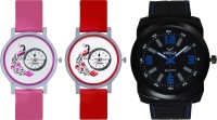 Frida Designer VOLGA Beautiful New Branded Type Watches Men and Women Combo618 VOLGA Band Analog Watch  - For Couple   Watches  (Frida)