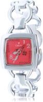 Calvino CLBC-153736-L_SILVER RED Gorgeous Analog Watch For Women