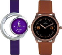 Frida Designer VOLGA Beautiful New Branded Type Watches Men and Women Combo126 VOLGA Band Analog Watch  - For Couple   Watches  (Frida)