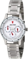 Swiss Trend ST2176 Silver Stainless Steel Chronograph Analog Watch For Women