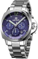 Megir GADIN-3006-BLUE STEEL Executive Analog Watch For Men