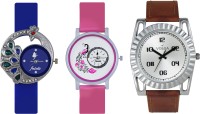 Volga Designer FVOLGA Beautiful New Branded Type Watches Men and Women Combo116 VOLGA Band Analog Watch  - For Couple   Watches  (Volga)