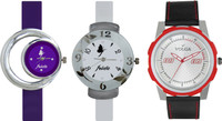 View Volga Designer FVOLGA Beautiful New Branded Type Watches Men and Women Combo186 VOLGA Band Analog Watch  - For Couple Wrist Watches Price Online(Volga)