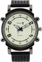 Mango People MP-203-BK-WH01 Colored Watch Analog Watch For Men