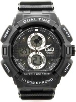 Q&Q GW81N001Y 1/100S CHRONO Analog-Digital Watch For Men