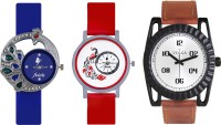 Volga Designer FVOLGA Beautiful New Branded Type Watches Men and Women Combo133 VOLGA Band Analog Watch  - For Couple   Watches  (Volga)
