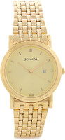 Sonata 1141YM20 Gold Analog Watch For Men