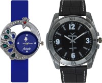 Frida Designer VOLGA Beautiful New Branded Type Watches Men and Women Combo65 VOLGA Band Analog Watch  - For Couple   Watches  (Frida)