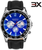 Exotica Fashions EFG-110-BLACK-BLUE-NEW New Series Analog Watch For Men