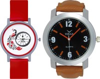 Frida Designer VOLGA Beautiful New Branded Type Watches Men and Women Combo170 VOLGA Band Analog Watch  - For Couple   Watches  (Frida)