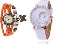 Mxre Orange-Pink Analog Watch  - For Women   Watches  (Mxre)