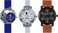 Frida Designer VOLGA Beautiful New Branded Type Watches Men and Women Combo532 VOLGA Band Analog Watch  - For Couple   Watches  (Frida)