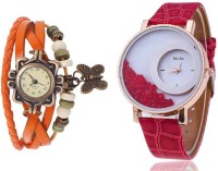 Mxre Orange-Red Analog Watch  - For Women   Watches  (Mxre)