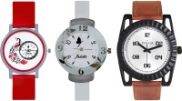Volga Designer FVOLGA Beautiful New Branded Type Watches Men and Women Combo189 VOLGA Band Analog Watch  - For Couple   Watches  (Volga)