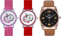 Frida Designer VOLGA Beautiful New Branded Type Watches Men and Women Combo608 VOLGA Band Analog Watch  - For Couple   Watches  (Frida)