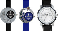 View Volga Designer FVOLGA Beautiful New Branded Type Watches Men and Women Combo80 VOLGA Band Analog Watch  - For Couple Wrist Watches Price Online(Volga)