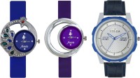 Volga Designer FVOLGA Beautiful New Branded Type Watches Men and Women Combo129 VOLGA Band Analog Watch  - For Couple   Watches  (Volga)