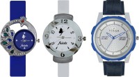 Volga Designer FVOLGA Beautiful New Branded Type Watches Men and Women Combo145 VOLGA Band Analog Watch  - For Couple   Watches  (Volga)