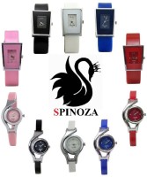 SPINOZA Glory sqaure and round multi color beautiful Analog Watch  - For Girls   Watches  (SPINOZA)
