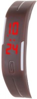 Kissu Led Band Watch Combo of 3 White, Red And Brown Digital Watch  - For Couple   Watches  (Kissu)