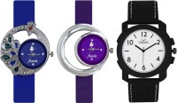 Frida Designer VOLGA Beautiful New Branded Type Watches Men and Women Combo451 VOLGA Band Analog Watch  - For Couple   Watches  (Frida)