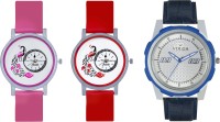 Volga Designer FVOLGA Beautiful New Branded Type Watches Men and Women Combo161 VOLGA Band Analog Watch  - For Couple   Watches  (Volga)